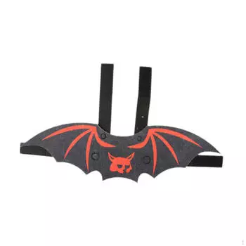 Крылья летучей мыши для кошек, костюм для кошки на Хэллоуин, наряды для собак, одежда для домашних животных, забавные аксессуары, костюм S_without bell
