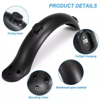 Крыло для скутера, заднее крыло для Xiaomi M365, сменный аксессуар для скутера, заднее крыло белый