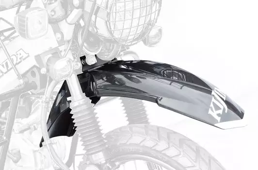 Крыло мотоцикла Kijima переднее, тип PP, черное, CT125 Hunter Cub (Я55/Я65) 206-9901 чёрный