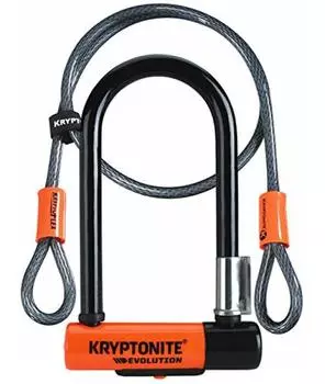 KRYPTONITE Evolution 120 см гибкий кабель Mini-7 U-lock и [предмет]