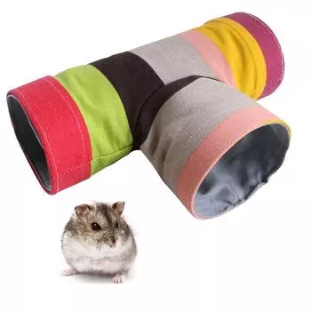 Крыса Мышь Морская свинка Дом Пещера Ежик Труба Маленький питомец Туннель Труба Хомяк Игрушки Клетки Аксессуары Two-way