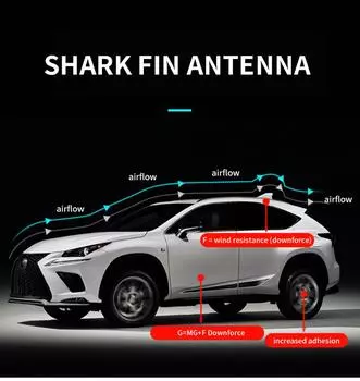 Крыша автомобиля Акула антенна Авто Акулий плавник антенна Украшение adio FM сигнал Дизайн автомобиля Стайлинг для BMW/Honda/Toyota