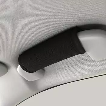 Крыша автомобиля Подлокотник Украшение Мягкий Замшевый Чехол Авто Интерьер Ручка Перчатки Защита Потолочные Ручки Защитные Чехлы Декор серый