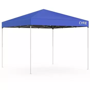 Крыша CYFIE Tarp Roof 3 высоты, защита от солнца, воды, стали, ветра, легко и удобно, поставляется с системой предотвращения стихийных бедствий и хранения для занятий спортом на открытом воздухе, синяя палатка, 3 м x 3 м,