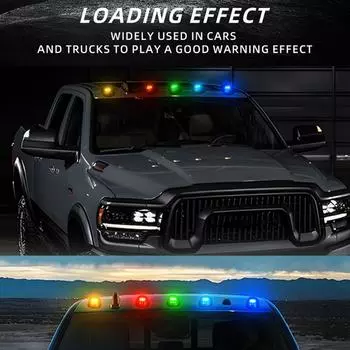 Крыша кабины, верхние габаритные огни, противоударные светодиодные фонари кабины, фары кабины, устойчивые к царапинам, габаритные огни крыши для улучшения видимости United States