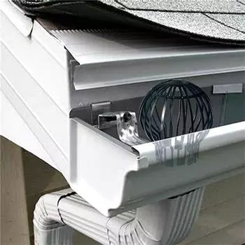 Крыша сливной пластиковый черный слив антиблокировочная круглая решетка балкон наружный дождеприемник бытовой желоб защита