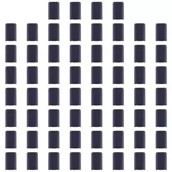 Крышка аккумуляторной батареи беспроводного контроллера с наклейкой для Xbox 360 (черный)