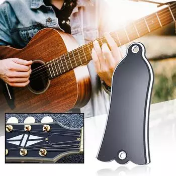 Крышка анкерного стержня из ПВХ с 2 отверстиями, пластина прокрутки для гитары Gibson