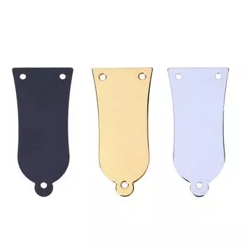 Крышка анкерного стержня в стиле металлического колокола с 3 отверстиями для электрогитары бас серебряный