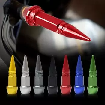 Крышка автомобильного клапана, прочная спиральная крышка, простая установка, крышка клапана шины, крышка клапана шины велосипеда, мотоцикла, крышка клапана автомобиля 45mm зелёный