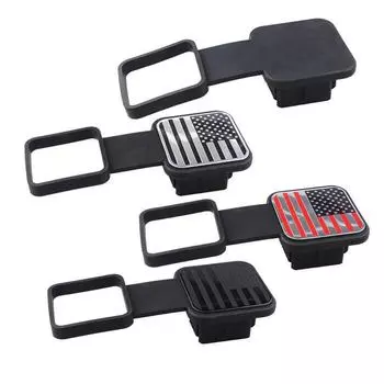 Крышка автомобильной вилки, заглушка для прицепного крюка, защитный чехол для использования за границей, 2 дюйма. square cover