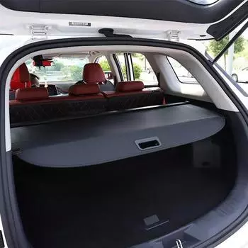Крышка багажника для Mercedes-Benz GL GLS X166 450 550 350d 2013~2019 Поддон для багажа Защитная шторка Аксессуары чёрный