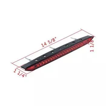 Крышка багажника Задний фонарь 3-й Третий Стоп-сигнал Красный рассеиватель для 03-08 BMW E85 Z4