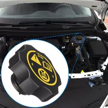 Крышка бака для охлаждающей жидкости, удобный автомобильный аксессуар, крышка бака радиатора двигателя ABS, 13502353 13598760 для Cruze/Vauxhall чёрный