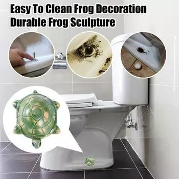 Крышка болта для унитаза из лягушки, резиновая фигурка черепахи, водонепроницаемая декоративная крышка для болта для унитаза, дома и отеля Frog