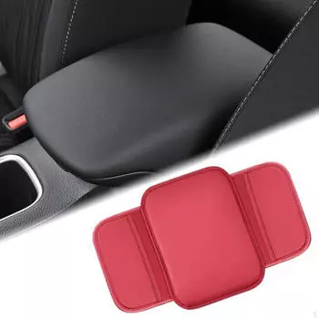 Крышка центральной консоли автомобиля, подушка подлокотника, подлокотник для автомобиля, коврик для ящика для хранения в подлокотнике для грузовика красный