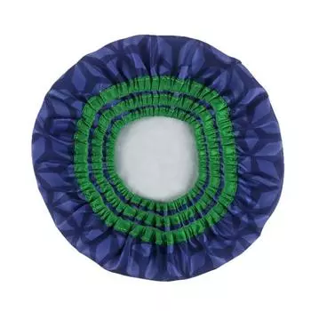 Крышка чаши с цветочным принтом листьев Мягкая эластичная лента Хлопок Моющийся Тяжелый жёлтый