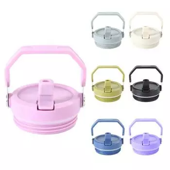 Крышка чашки 20 унций 30 унций с хорошим уплотнением, герметичная, пищевая, с отверстием для соломинки и ручкой, без запаха, толстая сменная крышка для стакана, крышка для чашки горячий розовый