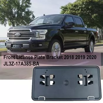 Крышка держателя кронштейна номерного знака переднего бампера для Ford F150 2018-2020 Аксессуары Замена JL3Z-17A385-BA