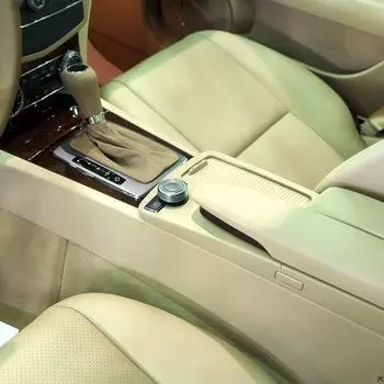 Крышка держателя стакана для напитков центральной консоли, центральный подлокотник, контейнер-органайзер, держатель лотка для Mercedes Benz C-Class W204 07-14 серый