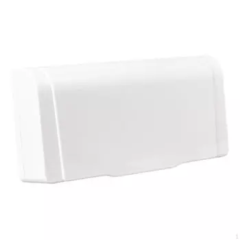 Крышка для электрической розетки на заднем дворе белый