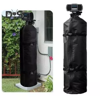 Крышка для бака смягчителя воды, водонепроницаемая, с застежкой-молнией, устойчивая к разрывам, регулируемая, с завязкой, наружная, изолированная крышка для бака смягчителя воды S