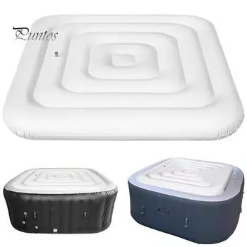 Крышка для бассейна, квадратная надувная крышка для гидромассажной ванны, водонепроницаемый пылезащитный защитный чехол для дома, на открытом воздухе S Square