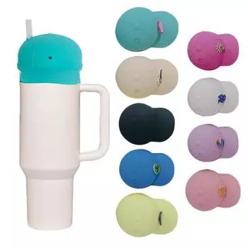 Крышка для бейсбольной кепки, силиконовая защитная крышка для бейсбольной кепки с 3D-дизайном, водонепроницаемая, пыленепроницаемая крышка для чашки синий