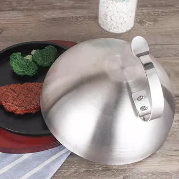 Крышка для бургера, плавящийся купол из сыра, коммерческий сорт, разбитая сковорода для поливки 20cm