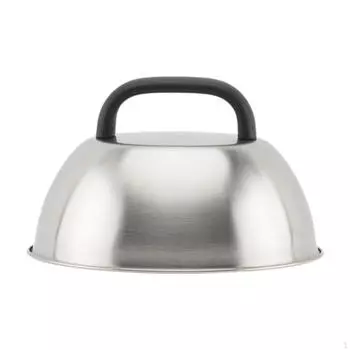 Крышка для бургера с плавящимся сыром 6,30 дюйма, устойчивая к пару, жареная еда для приготовления пищи