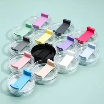 Крышка для бутылки 40 унций, герметичная, с защитой от брызг и проливания, простая пластиковая крышка для стакана, разноцветные аксессуары для бутылок