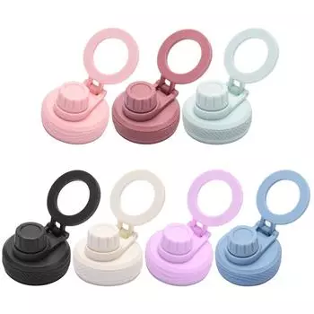 Крышка для бутылки с двойной вакуумной изоляцией и магнитным кольцом, герметичная, изолированная крышка для бутылки, термокружка для воды для занятий спортом на открытом воздухе зелёный