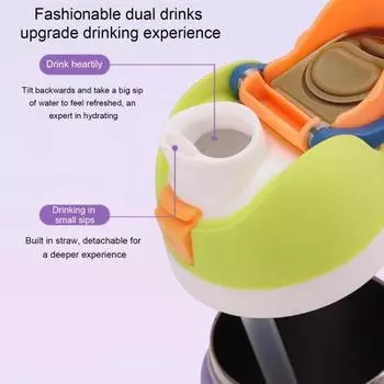 Крышка для бутылки с водой с трубочкой, крышка из пищевого пластика без содержания бисфенола А с ручкой, устойчивая к брызгам крышка, сменные колпачки для кофейной кружки-холодильника жёлтый