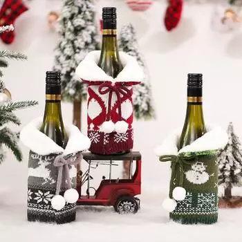 Крышка для бутылки вина, плюшевая сумка для вина, легко носить с собой, изысканное мастерство для дома