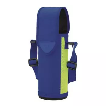 Крышка для бутылки Zojirushi Mahobin из нержавеющей стали с биркой на плечо, подходит для машинной стирки, цвет лайм-синий, размер 480 мл, MC-DA02-AG