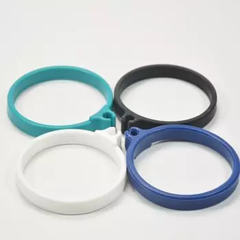 Крышка для чашки Мейсона, пластиковая кружка для овсянки, односекционная, с подвесным ушком, круглая, с резьбой, цветная, из полипропилена, стеклянная кружка розовый