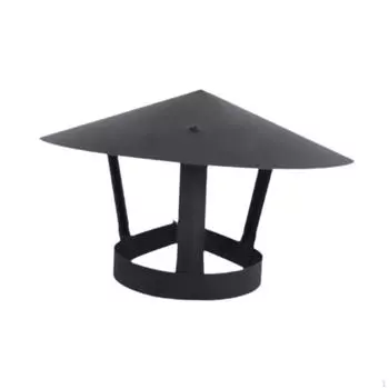 Крышка для дымохода Легкая, практичная, простая в установке, внешняя защита от дождя на крыше 125 mm