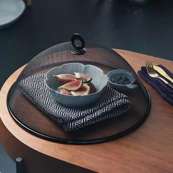 Крышка для еды, прочная, удобная, защита от пыли, металлическая сетка, крышка для палатки, для кемпинга на открытом воздухе, вечеринки