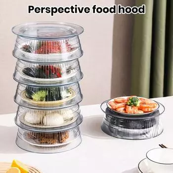 Крышка для еды в микроволновой печи, прозрачный штабелируемый пищевой пластиковый стол, не содержащий бисфенола-А, термозащитная крышка для посуды, кухонные принадлежности