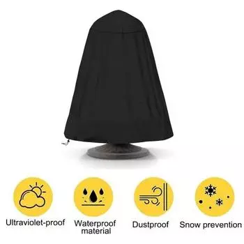 Крышка для фонтана, устойчивая к погодным условиям, защитная крышка для фонтана, садовая статуя, защитная крышка со шнурком для зимней уличной статуи фонтана на патио