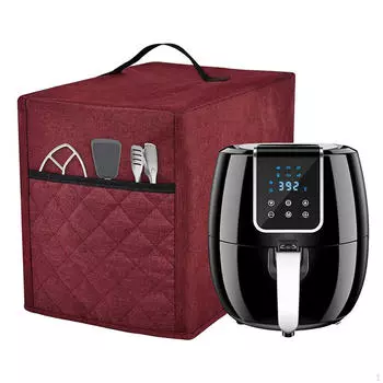 Крышка для фритюрницы Бытовая Легкая Легкость очистки Премиум Портативные карманы для хранения Многоразовые для L