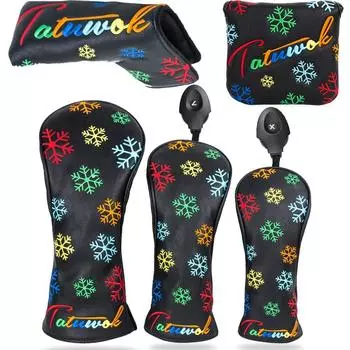 Крышка для гольф-головки Snow Flower, деревянная крышка для драйвера 440 куб. см, 460 куб. см, чехол Utility UT, чехол для паттера, чехол для молотка, штифтового типа, водонепроницаемый, спецификация преобразования