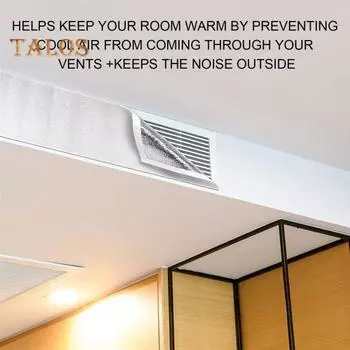 Крышка для изоляции чердачного вентиляционного отверстия с самоклеящейся лентой 5 м, универсальный вентилятор для всего дома, потолочные ставни, алюминиевая пленка, изоляционная пена S