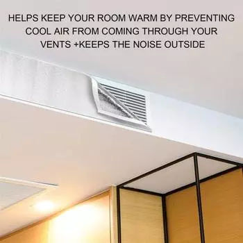 Крышка для изоляции чердачного вентиляционного отверстия с самоклеящейся лентой 5M Universal для всего дома S