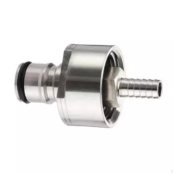 Крышка для карбонизации из нержавеющей стали, бутылка с противодавлением, наполнение 5/16-дюймовой колючей муфтой CO2 для