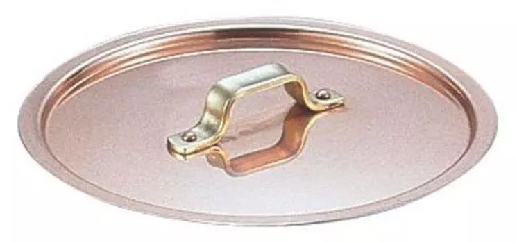 Крышка для кастрюли Endo Shoji Commercial Etol 27 см, сделано в Японии, ANB03027, медь/латунь/олово