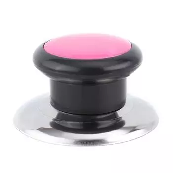 Крышка для кастрюли, противоожоговая пластиковая кастрюля, кухонные гаджеты, ручка для крышки кастрюли, основание из нержавеющей стали, откидная крышка для кухни, современная красный