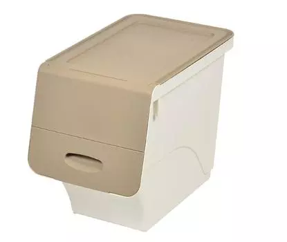Крышка для кухонной посуды Pearl Metal Stocker Slim L Brown [Сделано в Японии] HB-2534