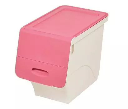 Крышка для кухонной посуды Pearl Metal Stocker Slim L Pink [Сделано в Японии] HB-2533 розовый