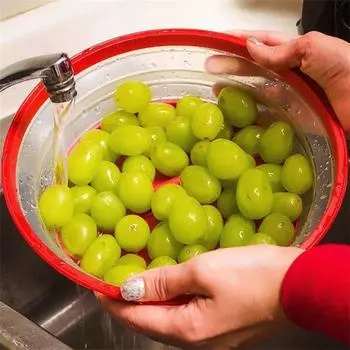 Крышка для микроволновой печи для еды, складные крышки для микроволновой печи и тарелок, крышка с удобным захватом и сито для пищевых продуктов, можно мыть в посудомоечной машине One Size